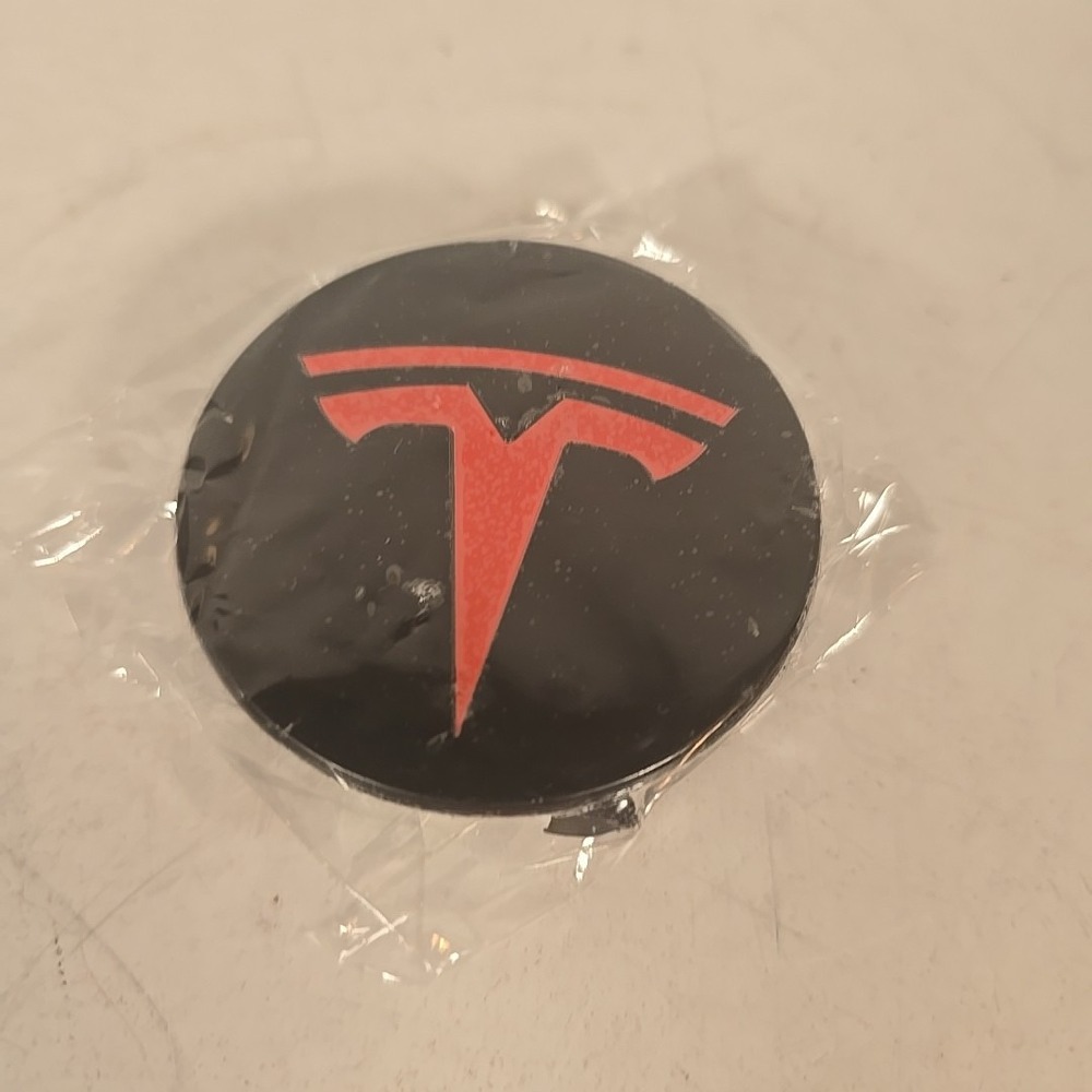 Aftermarket‎ Center Cap For Tesla Black Red XWC1385-01